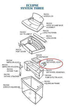 Marineland Bio-Wheel Assembly Penguin Mini 99B System 3 {L+1RR} 309107 047431900455