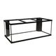 Marineland Double Corner-Flo Rectangular Aquarium Black, Clear 150 gal 72x18x27 in