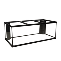 Marineland Double Corner-Flo Rectangular Aquarium Black 180 gallon 72x24x24 in SD-3