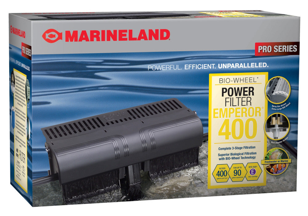 Marineland Emperor 400 Power Filter Black 400 GPH