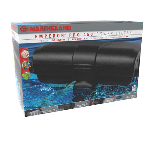 Marineland Emperor Pro 450 Power Filter Black GPH - Aquarium