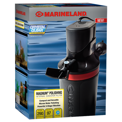 Marineland Magnum Polishing Internal Canister Filter Black - Aquarium