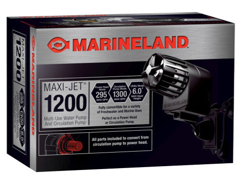 Marineland Maxi - Jet 1200 Pro Water and Circulation Pump 295 - 1300 GPH Aquarium