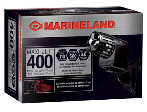 Marineland Maxi - Jet 400 Pro Water and Circulation Pump 110 - 500 GPH Aquarium
