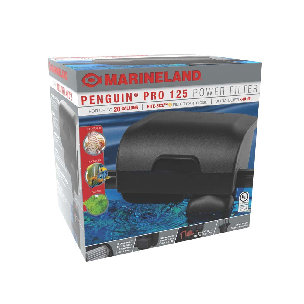 Marineland Penguin Pro 125 Power Filter Black 125 GPH