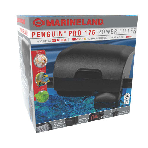 Marineland Penguin Pro 175 Power Filter Black GPH - Aquarium