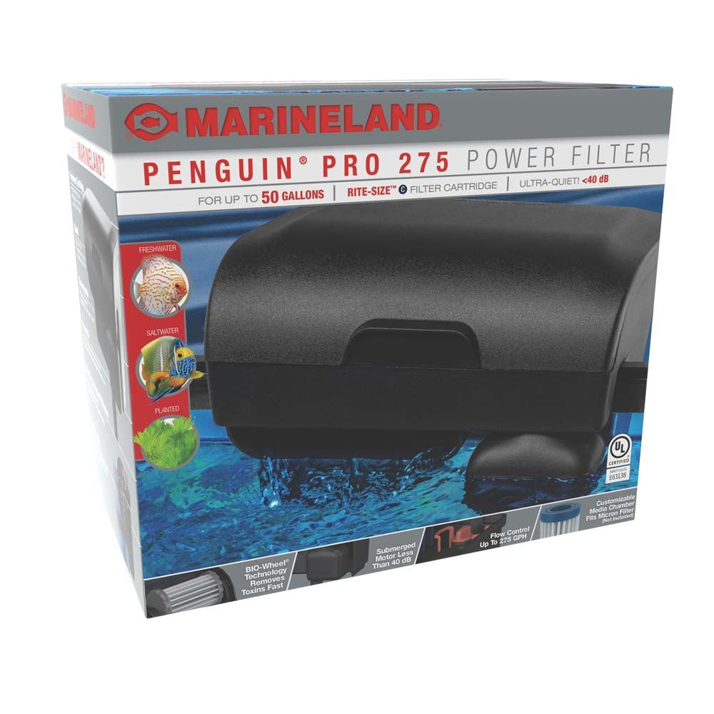 Marineland Penguin Pro 275 Power Filter Black 275 GPH