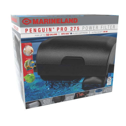 Marineland Penguin Pro 275 Power Filter Black GPH - Aquarium