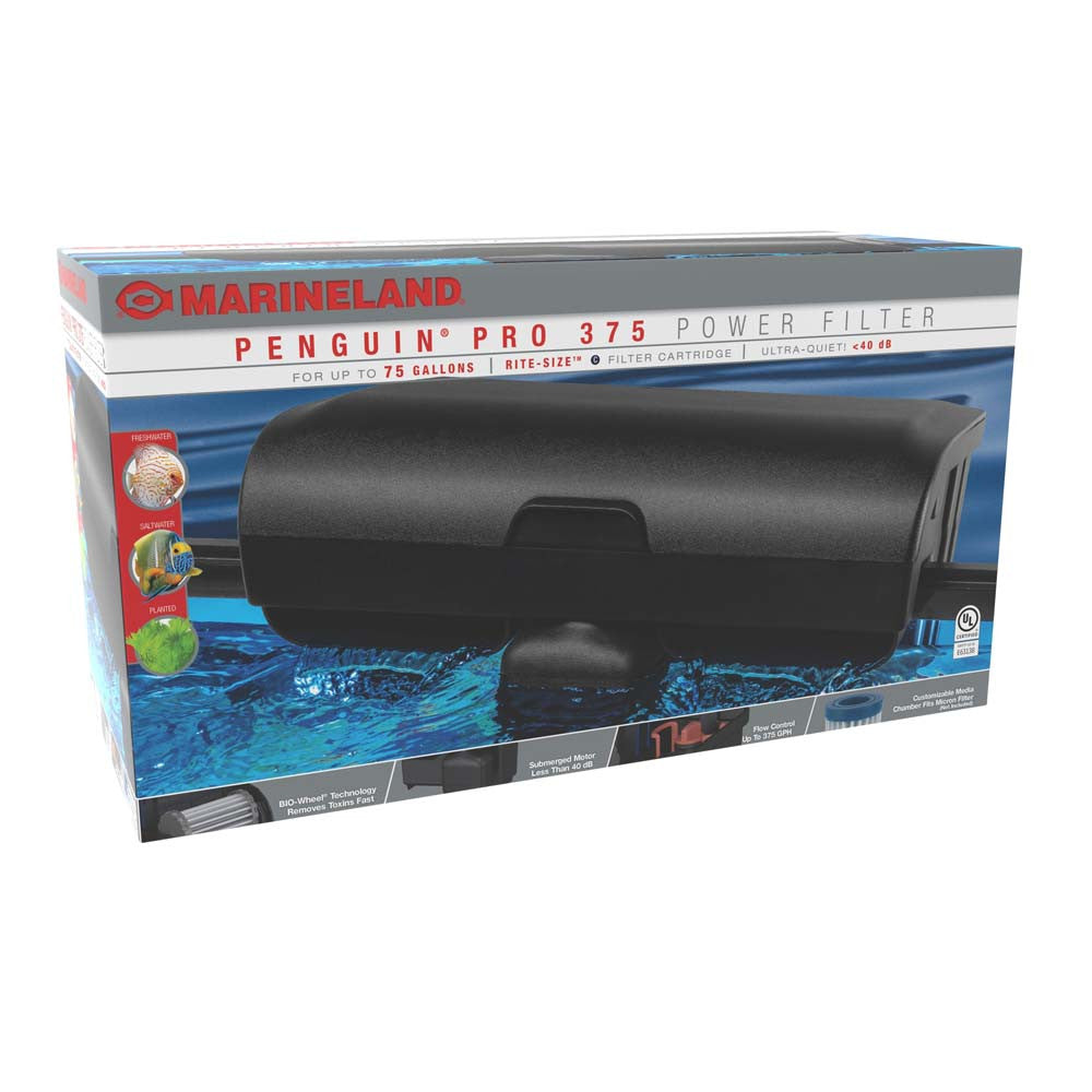 Marineland Penguin Pro 375 Power Filter Black 375 GPH
