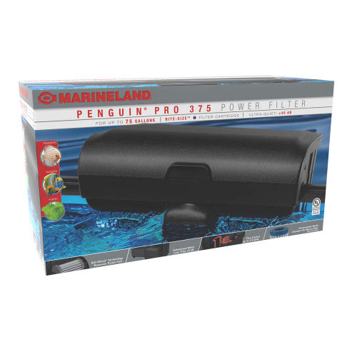 Marineland Penguin Pro 375 Power Filter Black GPH - Aquarium