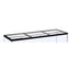 Marineland Rectangular Glass Canopy 180gal 220gal X - high Clear Black 72in X 24in - Aquarium