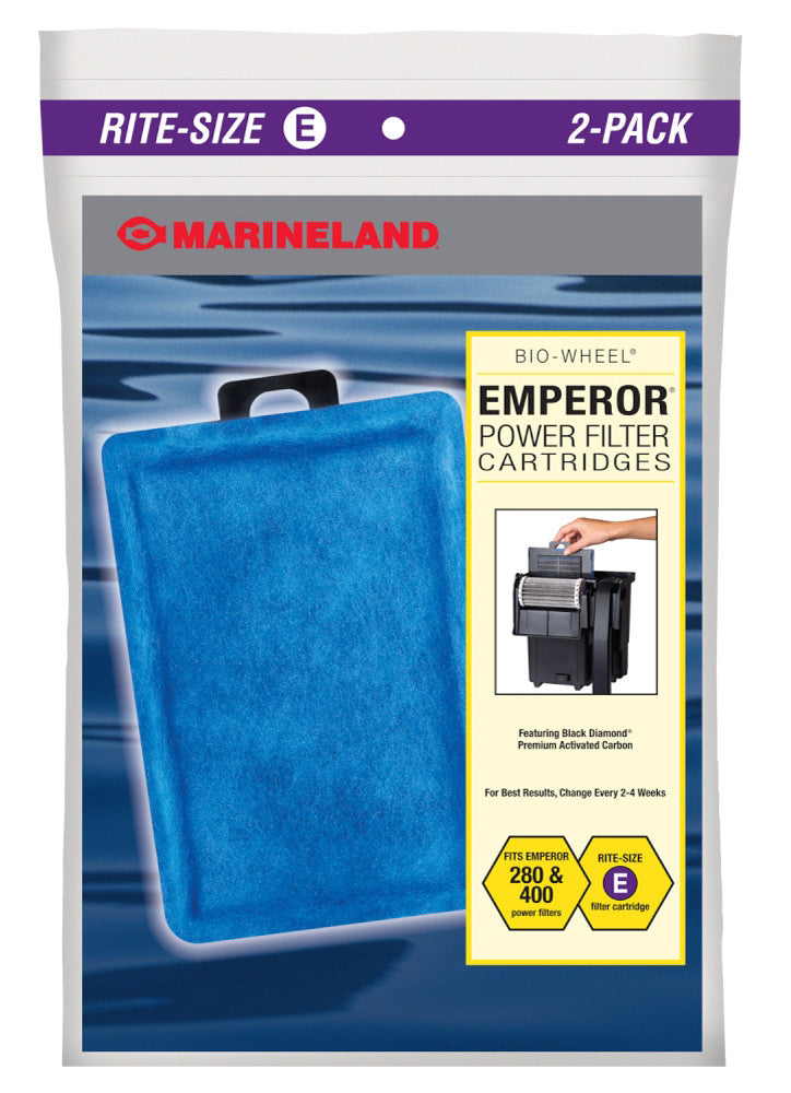 Marineland Replacement Cartridge for all Emperor Bio-Wheel Power Filters 2 Pack