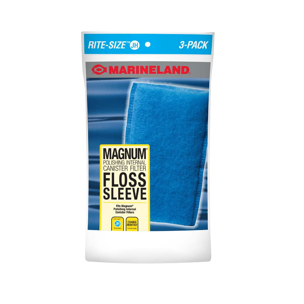 Marineland Replacement Floss Sleeve for Magnum Polishing Internal Canister Filter 3 Pack Size: JH