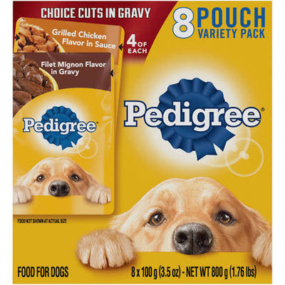 Mars Pedigree Filet Mignon and Chicken Multi 2 - 8/3.5z 798587 {l - 1} - Dog