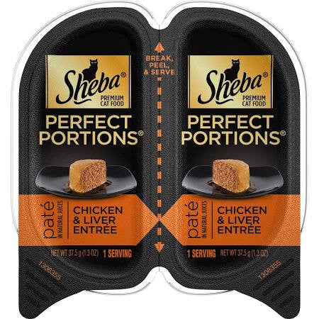 Mars Sheba Perfect Portions Pate Chicken and Liver 24/2.65z 798159 {L-1} 023100110226