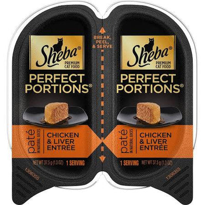 Mars Sheba Perfect Portions Pate Chicken and Liver 24/2.65z 798159 {L-1} 023100110226