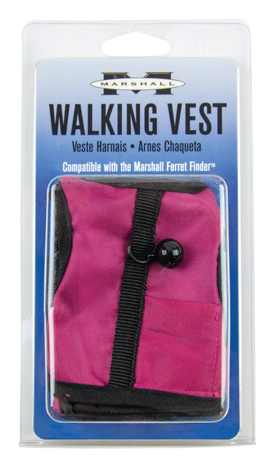 Marshall Ferret Finder Walking Vest Maroon MD - Small - Pet