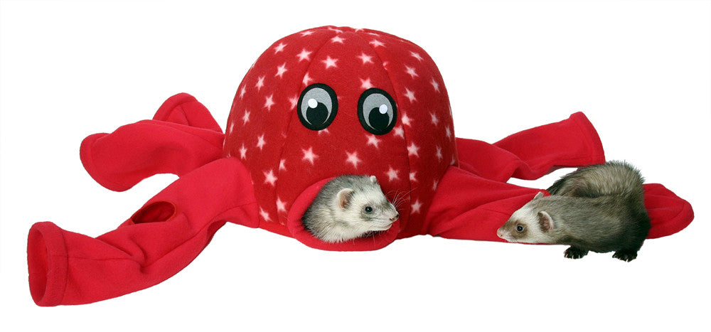 Marshall Ferret Octo-Play Toy Octopus Red One Size