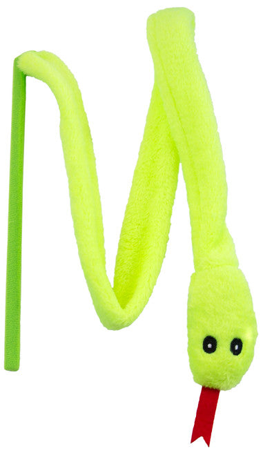 Marshall Ferret Teaser Snake Toy Green One Size - Small - Pet