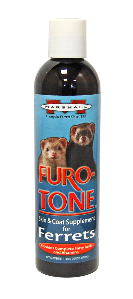 Marshall Furo-Tone Skin and Coat Supplement for Ferrets 6 fl. oz