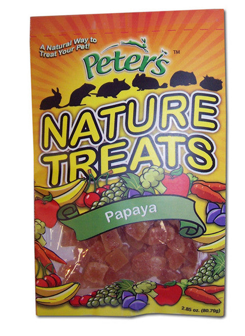 Marshall Peter’s Papaya Nature Treats for Small Animals 2.85 oz - Small - Pet