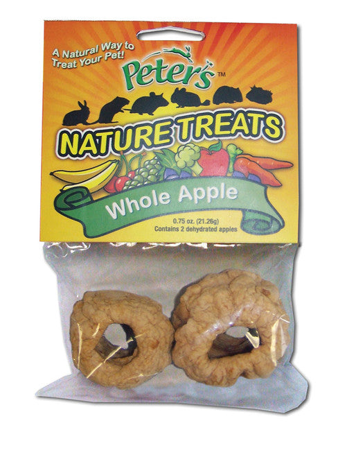 Marshall Peter’s Whole Apple Nature Treats for Small Animals 0.75 oz 2 pk - Small - Pet