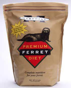 Marshall Premium Ferret Diet Dry Food 4 lb - Small - Pet