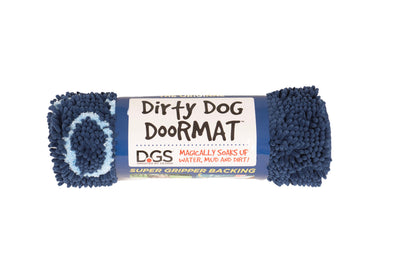 Dogs Gone Smart Dirty Dog Doormat Bermuda Blue 35In X 26 in, Large 849670010960