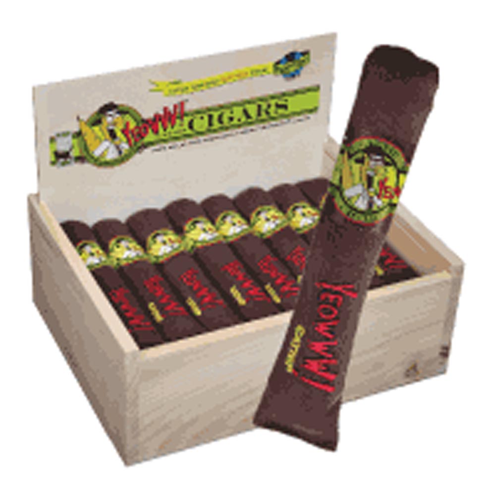 Yeowww! Cigar with Slide Top Catnip Toy Wooden Box Brown 7 in, 24 pk 812402000249