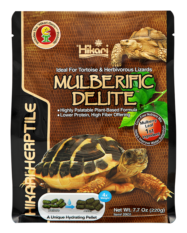 Hikari USA Mulberific Delite Tortoise Food 7.7 oz 042055206310