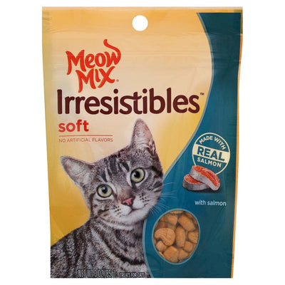 Meow-Mix Irresistibles Soft Cat Treats Salmon 3oz