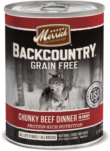Merrick Backcountry Chunky Beef 12/12.7Z {L-1} 295278 022808370291