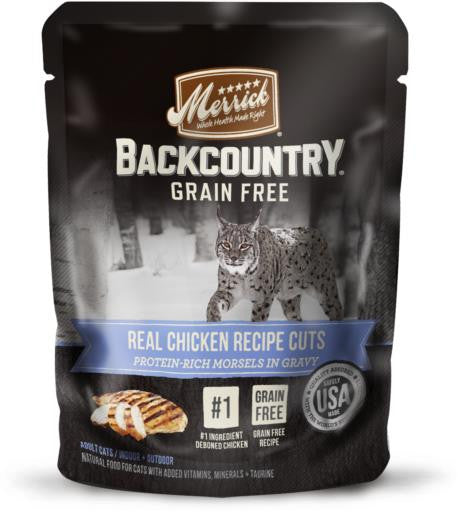 Merrick Backcountry Real Chicken Cuts Recipe Cat 24/3 oz {L-1} 295389 022808470205
