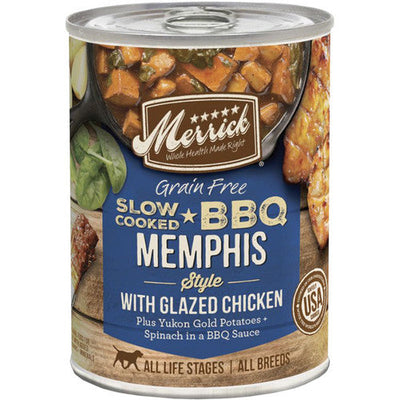 Merrick BBQ MEMPHIS CKN 12/12.7oz - Dog