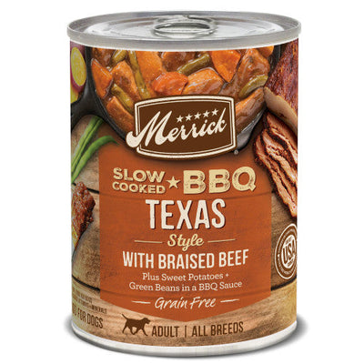 Merrick BBQ TX BF DOG 12/12.7oz