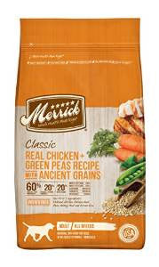 Merrick Classic Real Chicken + Green Peas Recipe with Ancient Grains 25lb {L - 1x} 295290 - Dog