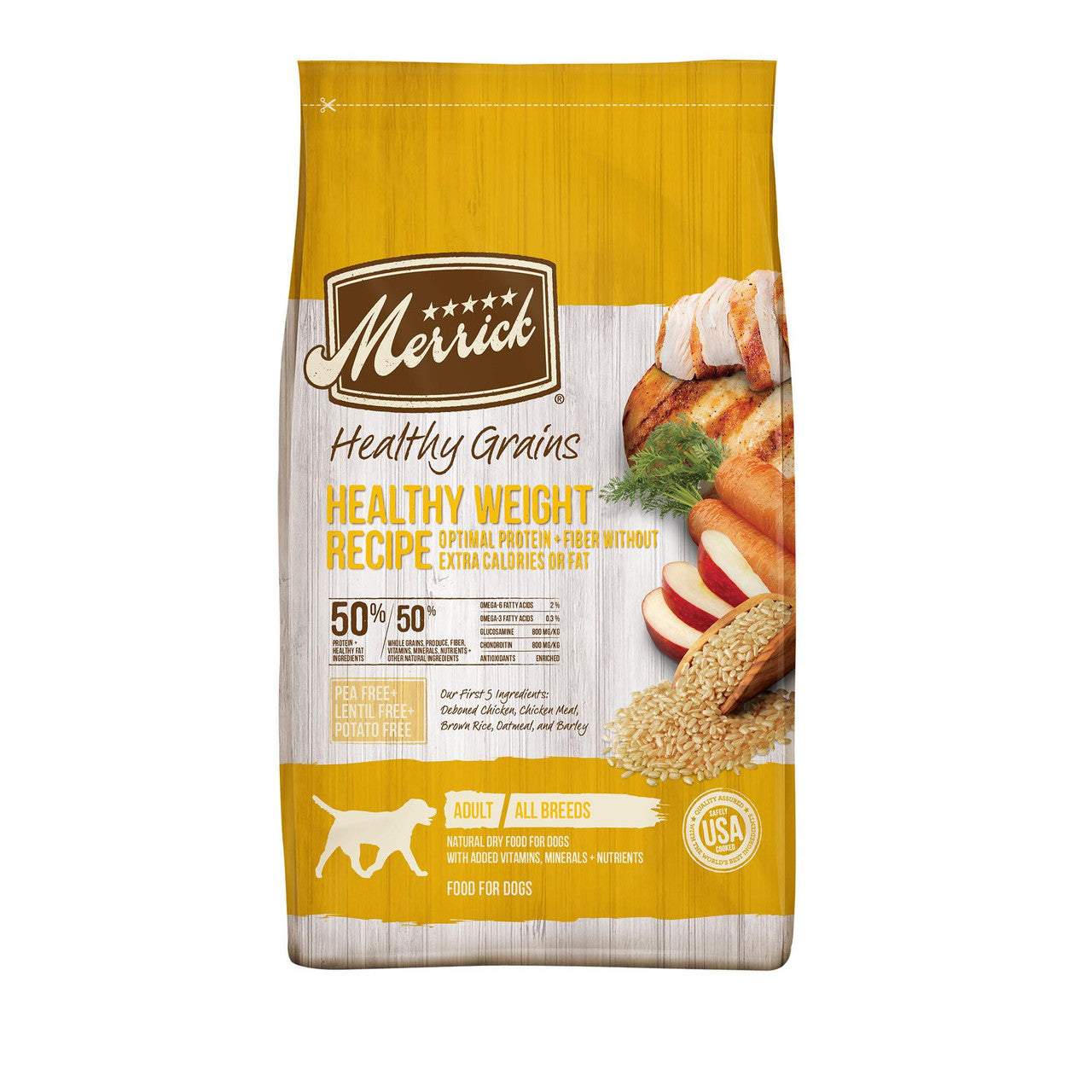 Merrick Healthy Grains Healthy Weight Recipe Dog 25 lb 022808320128