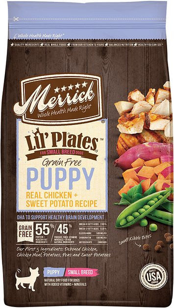 Merrick Lil Plate Gf C/s Pup 4# - Dog
