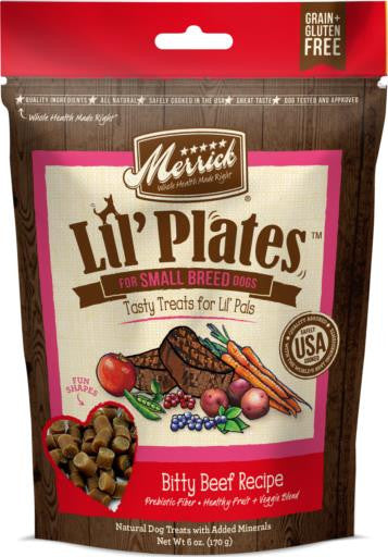 Merrick Lil Plates Bitty Beef Recipe Training Treats 5Z C=6 {L-1} 295596 022808260523