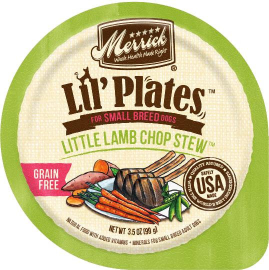 Merrick Lil'Plates Grain Free Little Lamb Chop Stew 12/3.5Z {L-1} 295366 022808260233