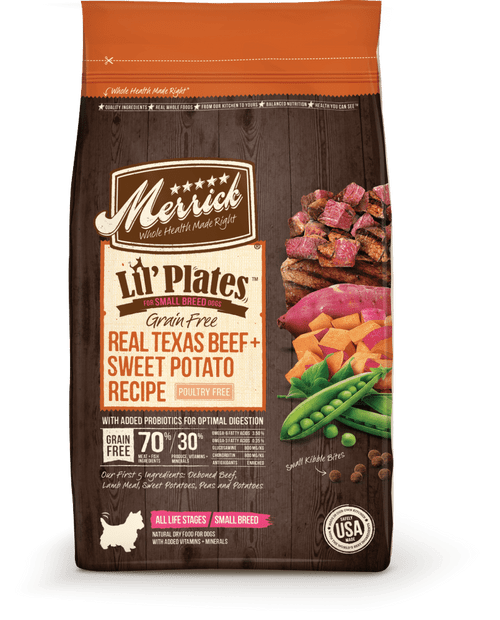 Merrick Lil’ Plates Small Breed Grain Free Real Beef And Sweet Potato Dry Dog Food - 20 - lb - {L - 1x}