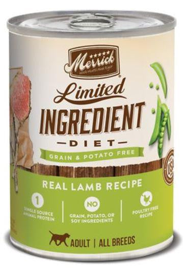 Merrick Limited Ingredient Diet Lamb Recipe 12/12.7oz {L - 1} 295200 - Dog