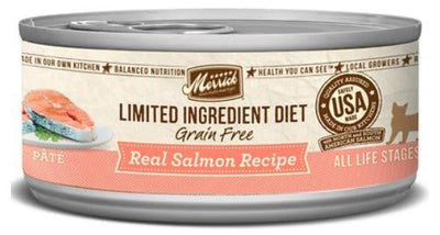 Merrick Limited Ingredient Diet Real Salmon Recipe Cat 24/5Z {L-1} 295217 022808390220