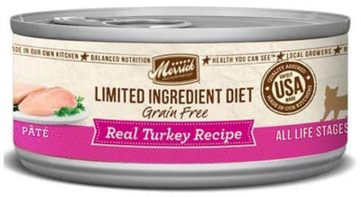 Merrick Limited Ingredient Diet Real Turkey Recipe Cat 24/5Z {L-1} 295218 022808390237