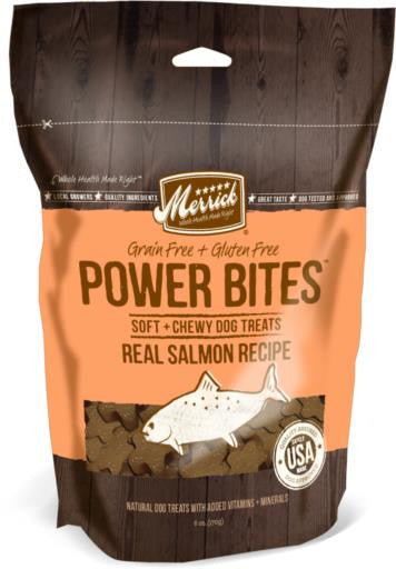 Merrick Power Bites Salmon Recipe 6oz {L - 1} 295155 - Dog