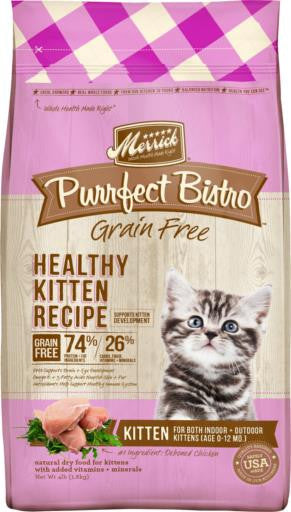 Merrick Purrfect Bistro Grain Free Healthy Growth Kitten Recipe 5/4lb {L-1} 295053 022808382973