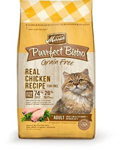 Merrick Purrfect Bistro Grain Free Real Chicken Recipe Dry Cat Food-12-lb-{L-1x} 022808383109