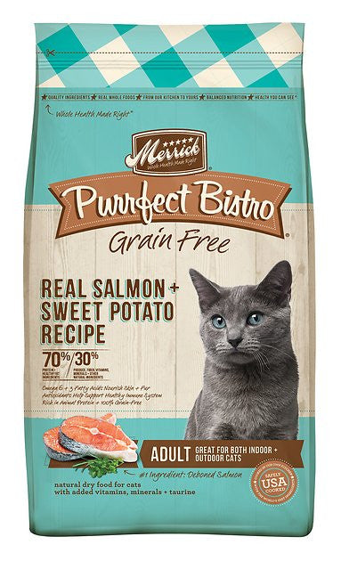 Merrick Purrfect Bistro Grain Free Salmon Adult Cat 4lb