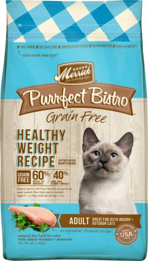 Merrick Purrfect Bistro Healthy Weight Recipe Cat 7lb {L-1} 295261 022808383581