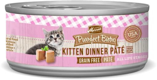 Merrick Purrfect Bistro Kitten Dinner Pate 24/3 oz {L-1} 295400 022808385172